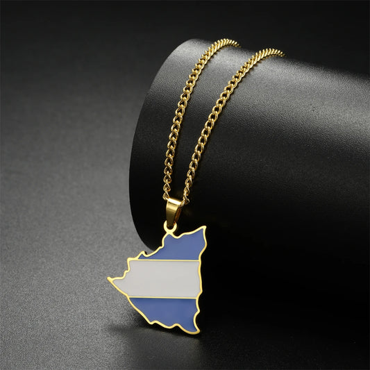 Nicaragua Flag Necklace