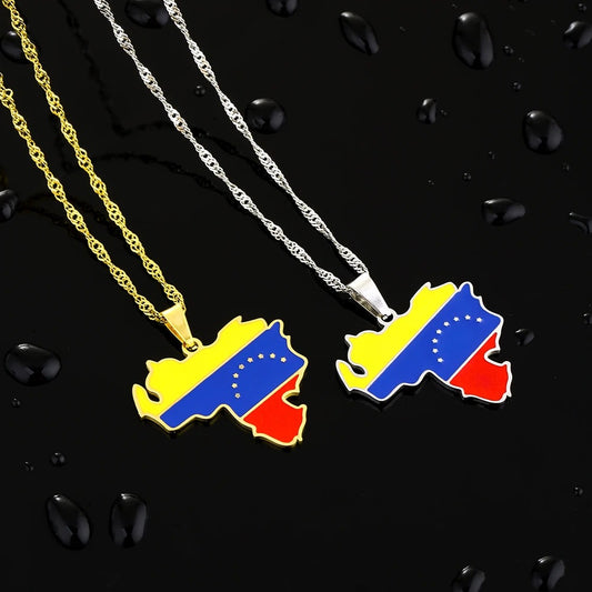 Venezuela Flag Necklace