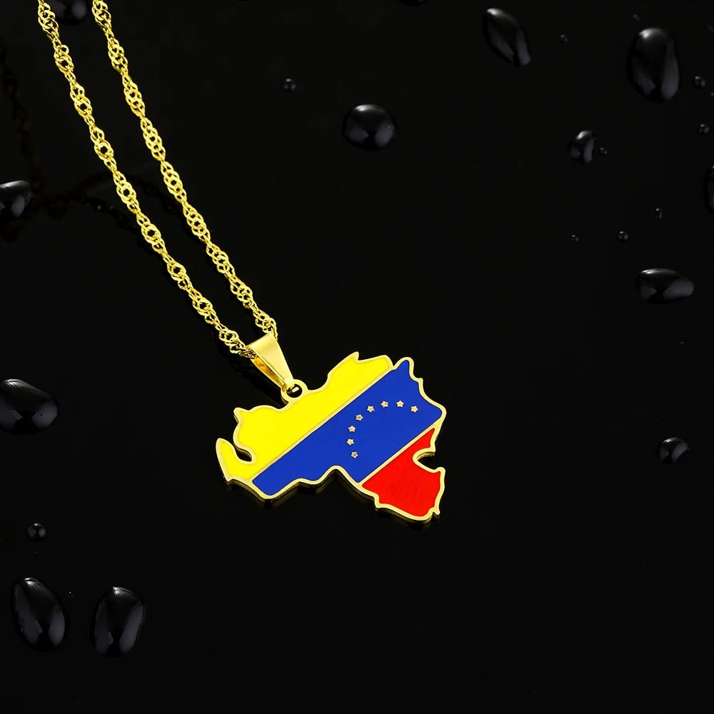 Venezuela Flag Necklace