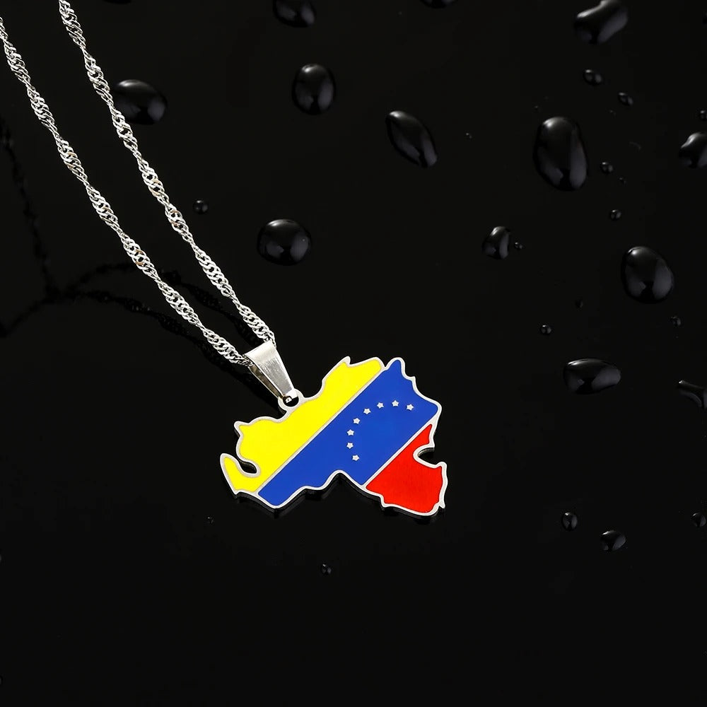 Venezuela Flag Necklace